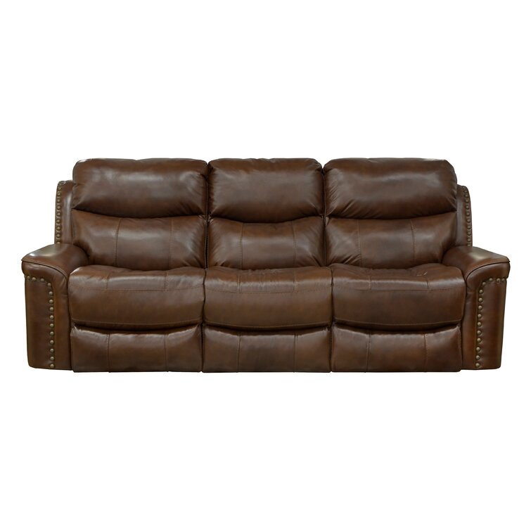 Top grain 2025 leather reclining sofa